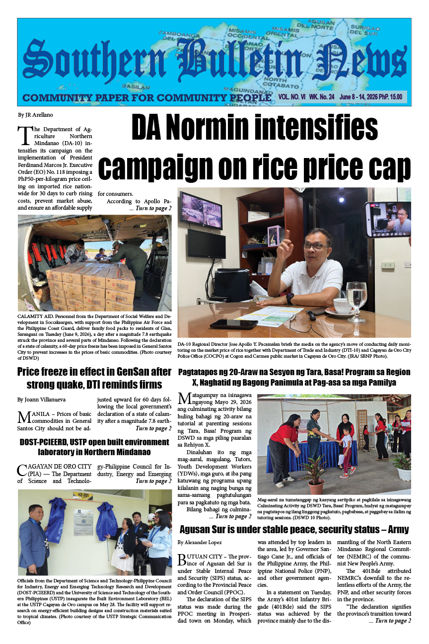June 8 - 14, 2026 front page